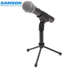 Продвижение, высокое качество, 100% оригинал, ручной динамический USB микрофон Samson Q2U с XLR и USB I/O 2024 - купить недорого