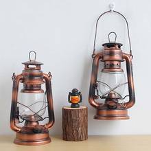 Nostalgic Vintage Metal Kerosene Lamp Miniature Model Home Decoration Oil Lamp Ornaments Decoration Furnishings Artworks Gifts 2024 - buy cheap