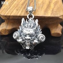 BOCAI New Real S925 Silver Jewelry Retro Domineering King Kong Dragon Head 2021 Trend Personality Man Pendant 2024 - buy cheap