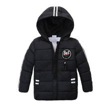 New Winter Children Jacket Coat For Boys Long Sleeve Fashion Hooded Outwear Kids Down Coat Padded-Cotton Boy Clothes Outwears 2024 - buy cheap