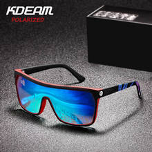 KDEAM Oversized Polarized Sunglasses Men Fashion Sport Style Square Sun Glasses Male Outdoor Travel UV400 Goggles Gafas N11 2024 - buy cheap