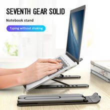 New Notebook Computer Stand Tablet Computer Stand Black And White Cooling Base Foldable ABS Adjustment Notebook Computer Stand 2024 - buy cheap