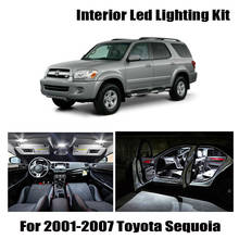 14 Bulbs White Canbus Interior LED Car Reading Light Kit Fit For Toyota Sequoia 2001-2003 2004 2005 2006 2007 Door License Lamp 2024 - buy cheap