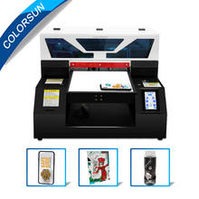 Colorsun-impressora touch screen automática, tamanho a4, caixa para impressão de celular, vidro, madeira, com cilindro led, mesa, uv 2024 - compre barato