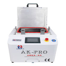 AK PRO OCA screen laminator Max12 inches laminating defoaming bubbles removing machine for iPhone Samsung repairing with moulds 2024 - купить недорого