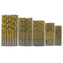 1/1.5/2/2.5/3mm Titanium Coated HSS High Speed Steel Drill Bit Set Tool  50Pcs 2024 - buy cheap