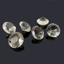 Piezas de plástico acrílico con forma de diamante para juegos de mesa, accesorios de encimera, 10 colores, diámetro de 2cm, 20 unidades 2024 - compra barato