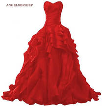 ANGELSBRIDEP Sweetheart Ball Gown Quinceanera Dresses Vestidos De 15 Anos Fashion Ruffle Floor-Length Princess Party Gowns 2024 - buy cheap