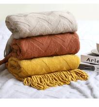 Inyahome nordic boho cobertores tecido decorativo lance cobertor projetos feitos sob encomenda para sofá cama viagem para sala de estar 2024 - compre barato