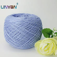 250g Spring summer Pure cotton 6# lace yarn for knitting 1mm baby crochet yarn Handwork Crocheting sweater DIY doll thread ZL49 2024 - buy cheap