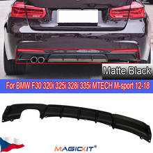 Kit mágico com difusor de escapamento duplo para bmw f30, f31, série 3 de 2012 a 2018 m, esportivo, desempenho traseiro 2024 - compre barato