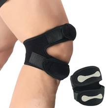 1pc joelho cinta estabilizador ajustável pressurizado joelho envoltório manga suporte bandagem almofada elástica cinta alívio da dor patela correndo 2024 - compre barato