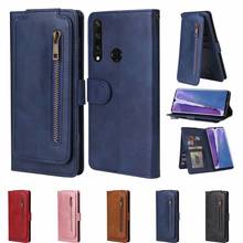 Capa de celular de couro pu com zíper, para xiaomi mi 10t 10t pro mi10 pro mi 9t redmi note 9 pro note 8 10x pro 8a 7a 2024 - compre barato