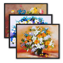 DIY 3D Paintings, Flowers Series, Ribbon Embroidery, Cross Stitch ,Handcraft Kits, Handmade Needlework Art Wall Decor 2024 - buy cheap