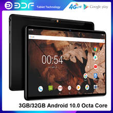 BDF-Tableta de 10,1 pulgadas, Tablet con Android 9,0, Tarjeta SIM Dual, 2GB de RAM, 32GB de ROM, cuatro núcleos, llamadas telefónicas 3G, WiFi, Bluetooth, GPS, Google, PC 2024 - compra barato