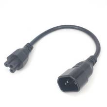 Conector macho iec 320 c14 para c5, cabo adaptador fêmea iec 3 pinos macho para c5 micky. pdu psu cabo conversor de energia, 30cm 2024 - compre barato