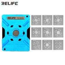 RELIFE RL-601M 7 in 1 IC CPU Reballing Stencil Platform Tin Template Fixture for A8 A9 A10 A11 A12 A13 A14 Positioning Repair 2024 - buy cheap