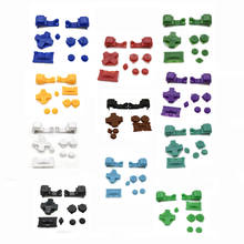 10 conjuntos de botões plásticos de gameboy advance sp, para gba sp a b, selecione ligar e desligar os botões r, kit d pad 2024 - compre barato