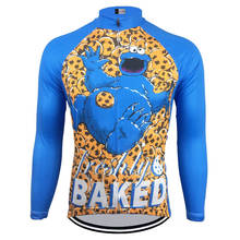 Blue Cycling Jersey Long sleeves mtb jersey winter fleece and autumn no fleece maillot ciclismo cycling clothing ropa ciclismo 2024 - buy cheap