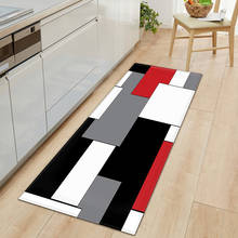 modern Kitchen Mat Long Strip Bedroom Entrance Doormat 3D Pattern Home Floor Decoration Living Room Carpet Bathroom Non-Slip Rug 2024 - buy cheap