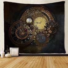 Relojes Steampunk para colgar en la pared, arte Hippie, decoración del hogar, estilo Mandala 2024 - compra barato