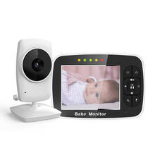 Monitor de bebé más nuevo, pantalla LCD de 3,5 pulgadas cámara de visión nocturna infantil, Audio bidireccional, Sensor de temperatura, Modo ECO, canciones de cuna 2024 - compra barato