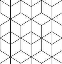 Papel tapiz autoadhesivo con diseño geométrico para decoración del hogar, embellecedor hexagonal de rayas modernas para dormitorio, color blanco y negro 2024 - compra barato