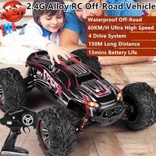 Alloy Off-Road High-Speed RC Car 2.4G 1:10 60KM/H 150M Waterproof Independent Shock Absorber RC Off-Road Climbing Car Model Toy 2024 - buy cheap