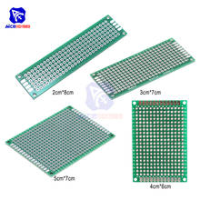 diymore 4PCS/Set 4 Type FR4 Double Side Prototype PCB Tinned Bread Board 5x7cm 4x6cm 3x7cm 2x8cm Double Sided PCB 2024 - buy cheap
