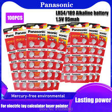 100 шт., щелочные батарейки Panasonic AG10 L1131 1,55 389 LR54 LR1130, 189 в 2024 - купить недорого