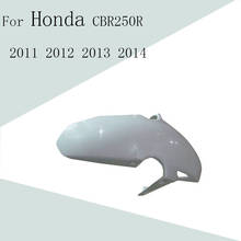 Guardabarros delantero sin pintar para motocicleta, accesorios de carenado de inyección ABS para Honda CBR250R, 2011, 2012, 2013, 2014 2024 - compra barato