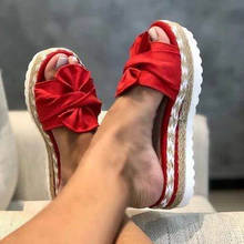 2021 Women Sandals Latform Wedges Slippers Female Shoes Fashion Heeled Shoes Casual Summer Slides Slippers Women Pantuflas Mujer 2024 - buy cheap