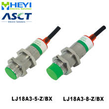 5 unids/lote LJ12A3-4-Z/BX sensor de proximidad inductivo 24VDC 3 cables NPN normalmente abierto 12mm 2024 - compra barato