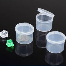 5pcs/pack Transparent Storage Box Small Round Coin Capsules Holders Collecting With Lid Plastic Collection Container Case 2024 - buy cheap