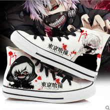 Tokyo Ghoul anime cartoon fashion students high help  cosplay cos shoes canvas shoes casual comfortable men and women college 2024 - buy cheap