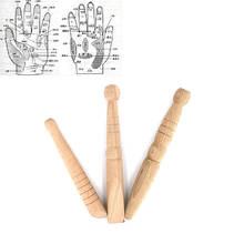 Palo de masaje corporal para pies, herramienta de madera Original para aliviar el dolor muscular, masajeador de reflexología de pies, cuidado de la salud, 1/3 Uds. 2024 - compra barato