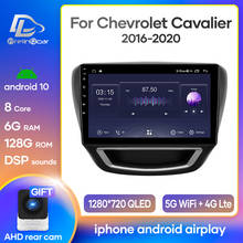 4G Lte Android 10.0 Car multimedia navigation system GPS player For Chevrolet Cavalier 2016 2017 2018 IPS screen Radio stereo 2024 - buy cheap