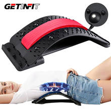 Getinfit New Back Stretcher Massager Back Pain Relief Massager Stretcher Support Equipment 3-Level Adjustable 2024 - buy cheap