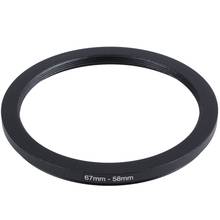 67mm-58mm 67mm to 58mm Black Step Down Ring Adapter for Camera 2024 - buy cheap