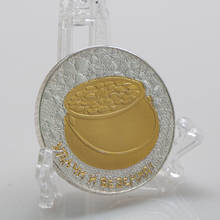 Moneda conmemorativa de la suerte de Rusia, colección de monedas de oro y plata, regalo, recuerdo para monedas 2024 - compra barato