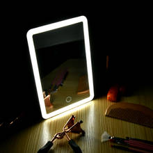 Зеркало для макияжа со светодиодной подсветкой и зарядкой от USB 2024 - купить недорого