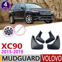 Front Rear Car Mudflap for Volvo XC90 2015~2019 Fender Mud Guard Flap Splash Flaps Mudguard Accessories 2016 2017 2018 2nd 2 Gen 2024 - buy cheap