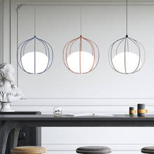 Modern LED Pendant Lights For Living Room Black Bedroom Dining Square Hanging Lamp Restaurant Fixtures Luster 2024 - buy cheap