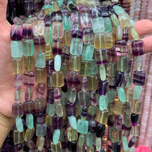 10x14mm Natural Fluorite Stone Beads 15'' Oval Spacer DIY Loose Beads For Jewelry Making Beads Bracelet Necklace For Women Men 2024 - buy cheap