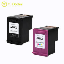 FULLCOLOR ink cartridge 60 compatible for hp photosmart C4780 C4783 C4795 C4799 D110a F2400 deskjet D1660 D1663 D2530 D2545 2024 - buy cheap