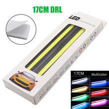 Luz de circulación diurna Universal para coche, lámpara LED COB DRL de 17cm, luces externas impermeables, estilo DRL, 2 uds. 2024 - compra barato