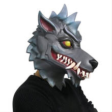 Game Battle Royale Season 6 Dire Wolf Head Mask Wolf Head Werewolf Cosplay Latex Mask Man Wolf Mask Helmet 2024 - buy cheap