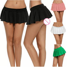 Kayotuas Women Skirt Hot Sale Sexy Bodycon Dance Clubwear Nightwear S-XXL Ladies Cute Solid Pleated Party Mini Streetwear 2024 - buy cheap