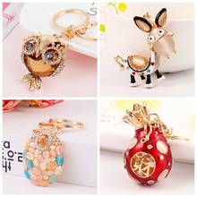 Fashion Bag Pendant Hot Selling Jewelry Animal Series Keychain Puppy Donkey Butterfly High Heels Alloy Keychain Girl Gift 2024 - buy cheap