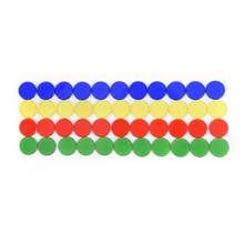 Marcadores de fichas de Bingo de plástico, 1,5 cm, 4 colores, Color aleatorio, 50 Uds. 2024 - compra barato